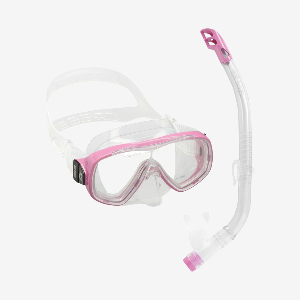 Cressi - Ondina + Top maske- og snorkelsæt til børn (Pink)
