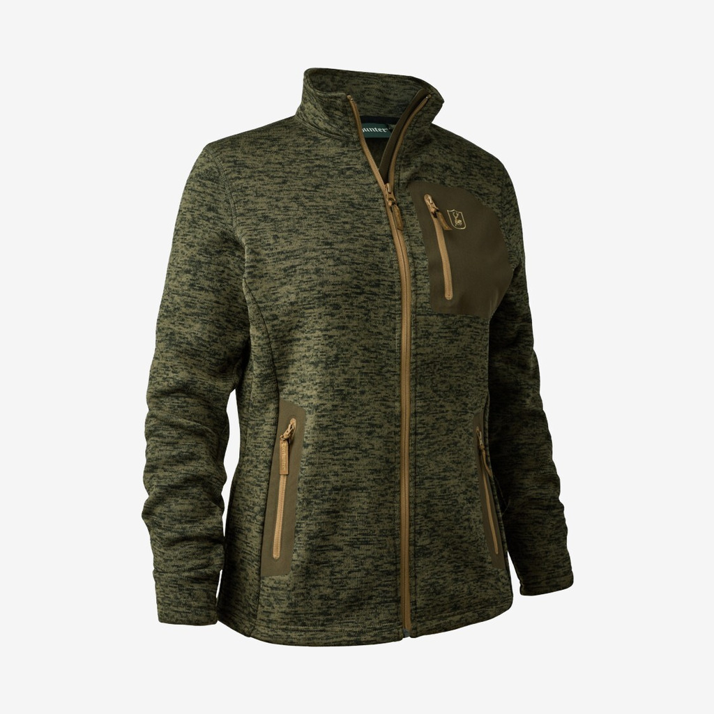 Deerhunter - Lady Sarek strikjakke (Grøn) - 36