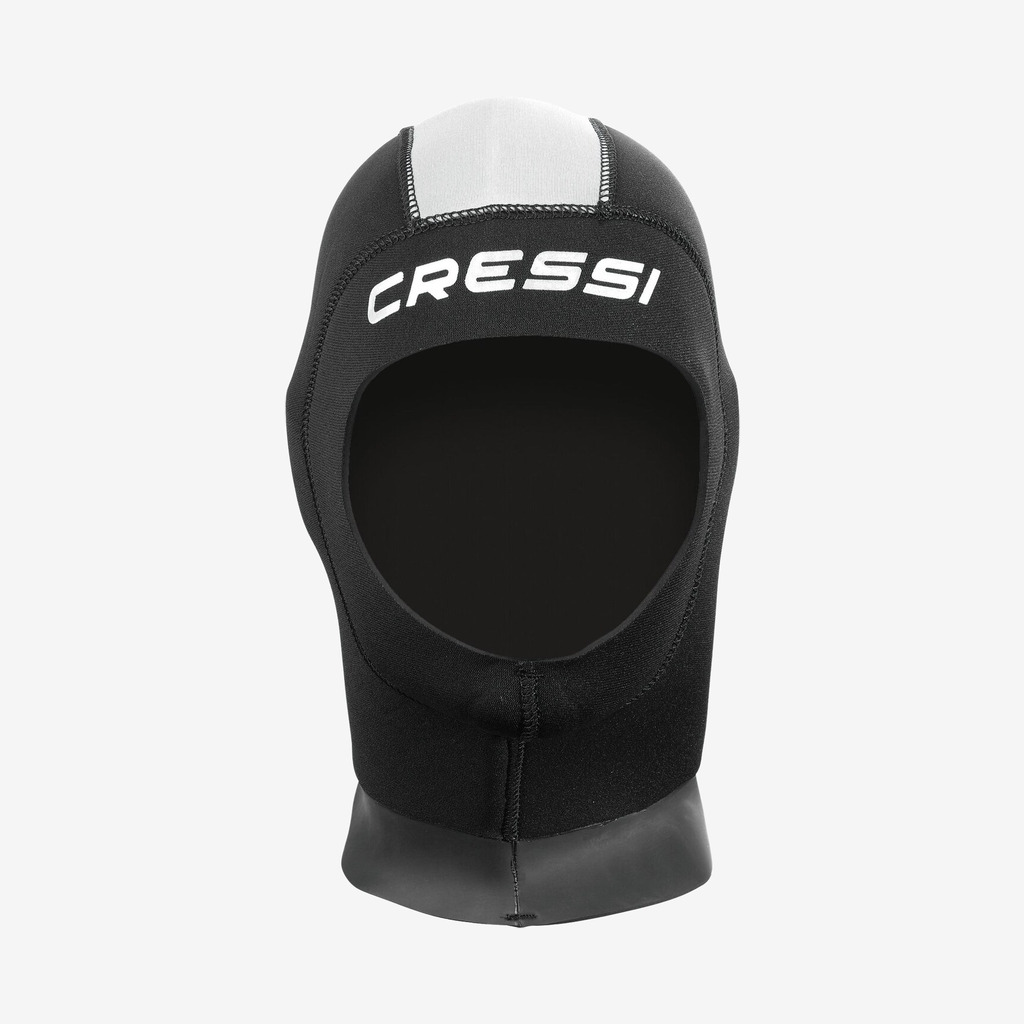 Cressi - Draget neoprenhætte - 5mm (Sort) - S