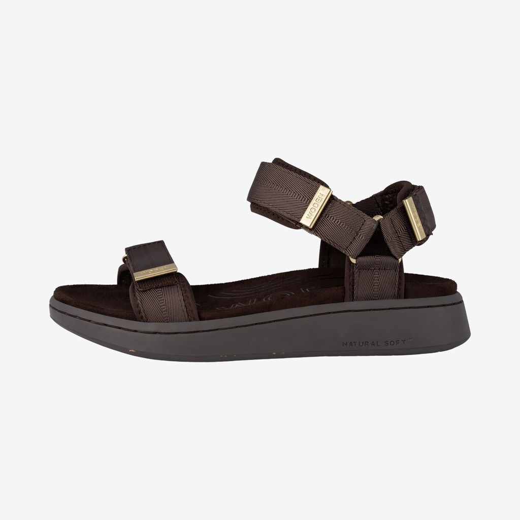 Woden - Line damesandal (Brun) - 41