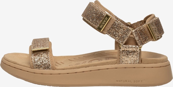 WODEN Line Glitter damesandal