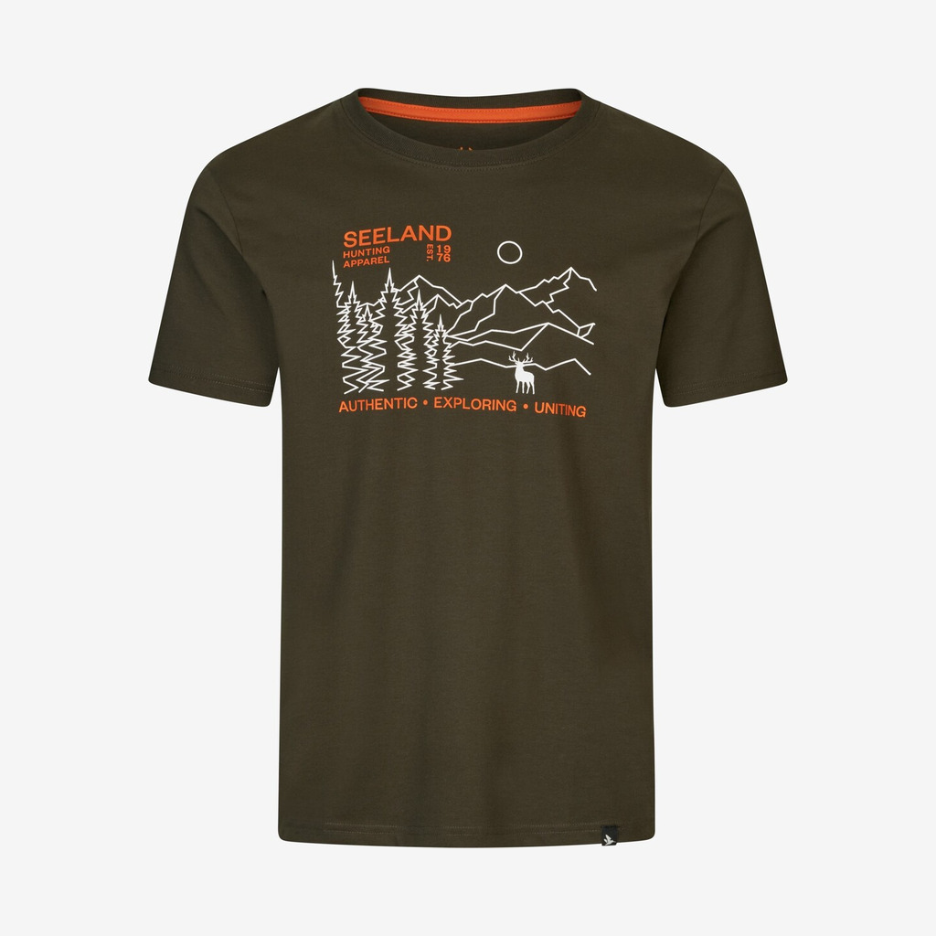 Seeland - Landscape T-Shirt (Grøn) - S