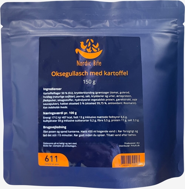 Nordic Bite, Oksegullasch med kartoffel