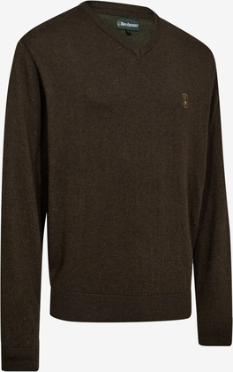 Harrington striktrøje (V-neck)