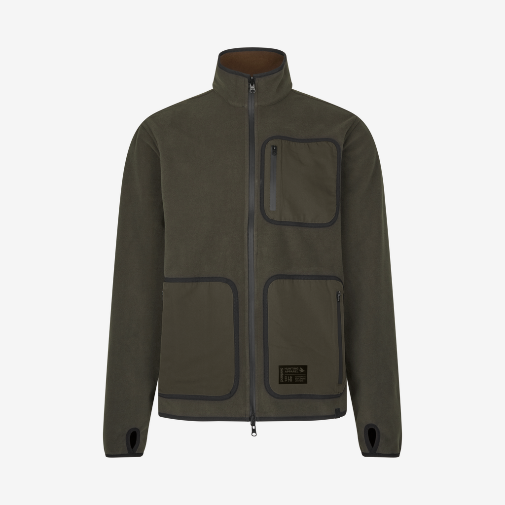 Seeland - Rogue Solid Reversible fleece (Grizzly Brown/Demitasse bown) - S billede