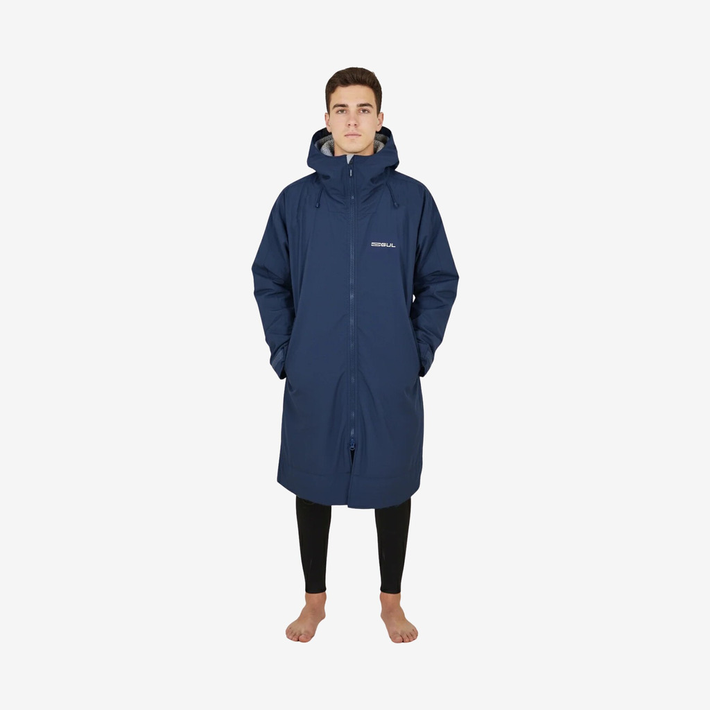 Gul - Revorobe vinterbadekåbe (Navy) - M/L