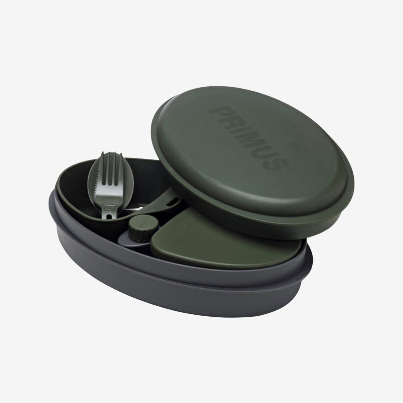 Primus Komplet måltidssæt, grøn/sort - Madlaving