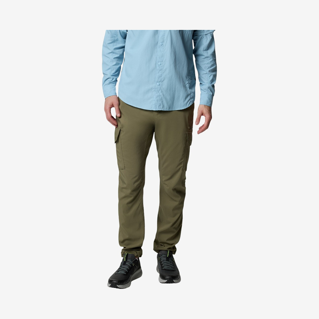 Columbia Mens Skien Valley Cargo Pant, Stone Green