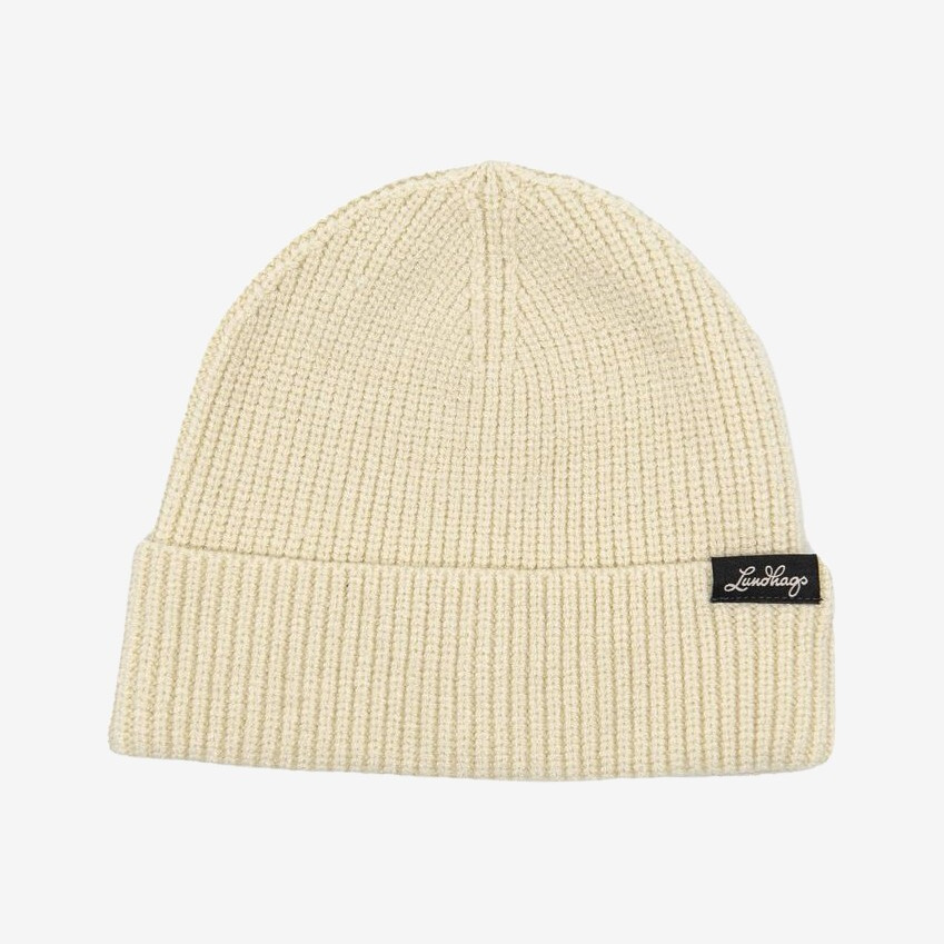 Lundhags - Core Ribbed Beanie (Chalk White) billede