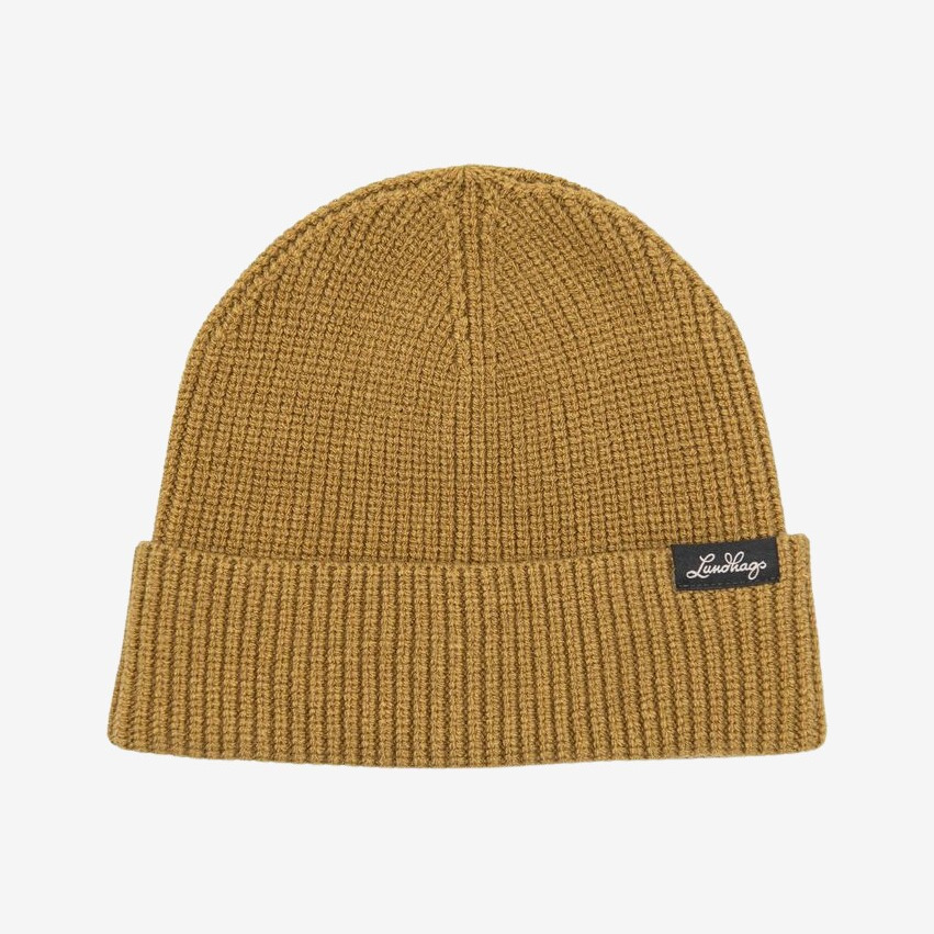 Lundhags Core Ribbed Beanie, hue, hay