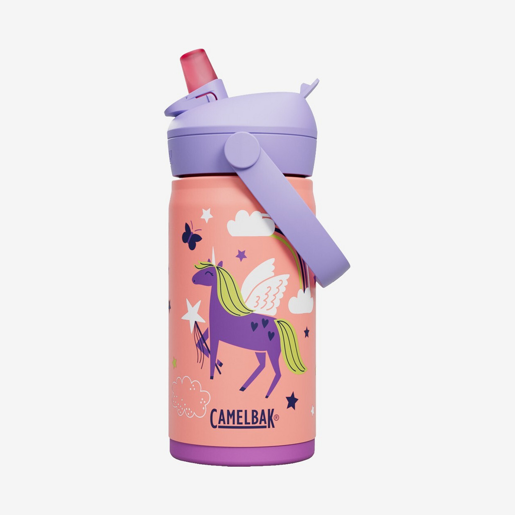 CamelBak - Thrive Flip Kids termodrikkeflaske m. sugerør (0,35L) (Magic Unicorns)