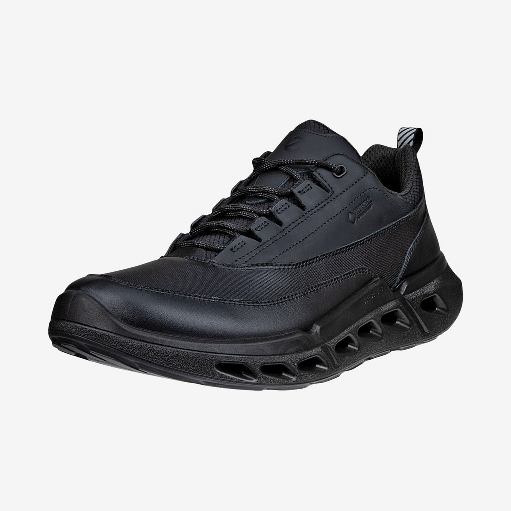 ECCO - Biom 720 Men's Low Gore-Tex lædersko (Sort) - 39