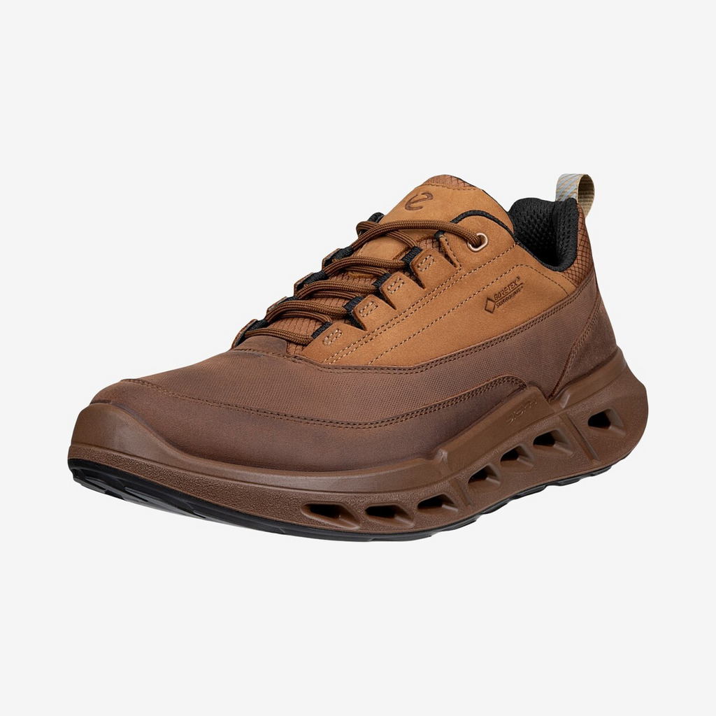ECCO - Biom 720 Men's Low Gore-Tex lædersko (Brun) - 39