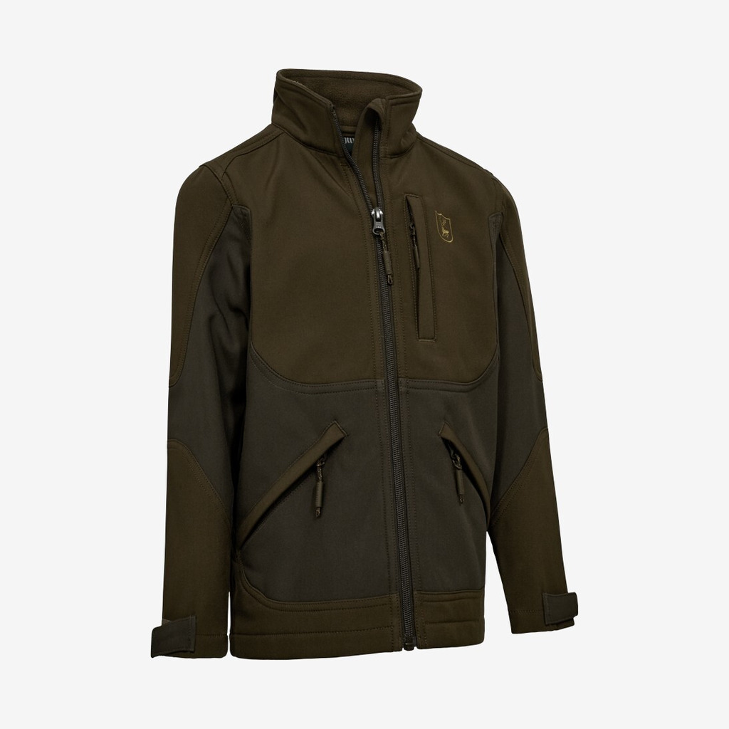 Deerhunter - Youth Rogaland softshelljakke (Brun) - 128