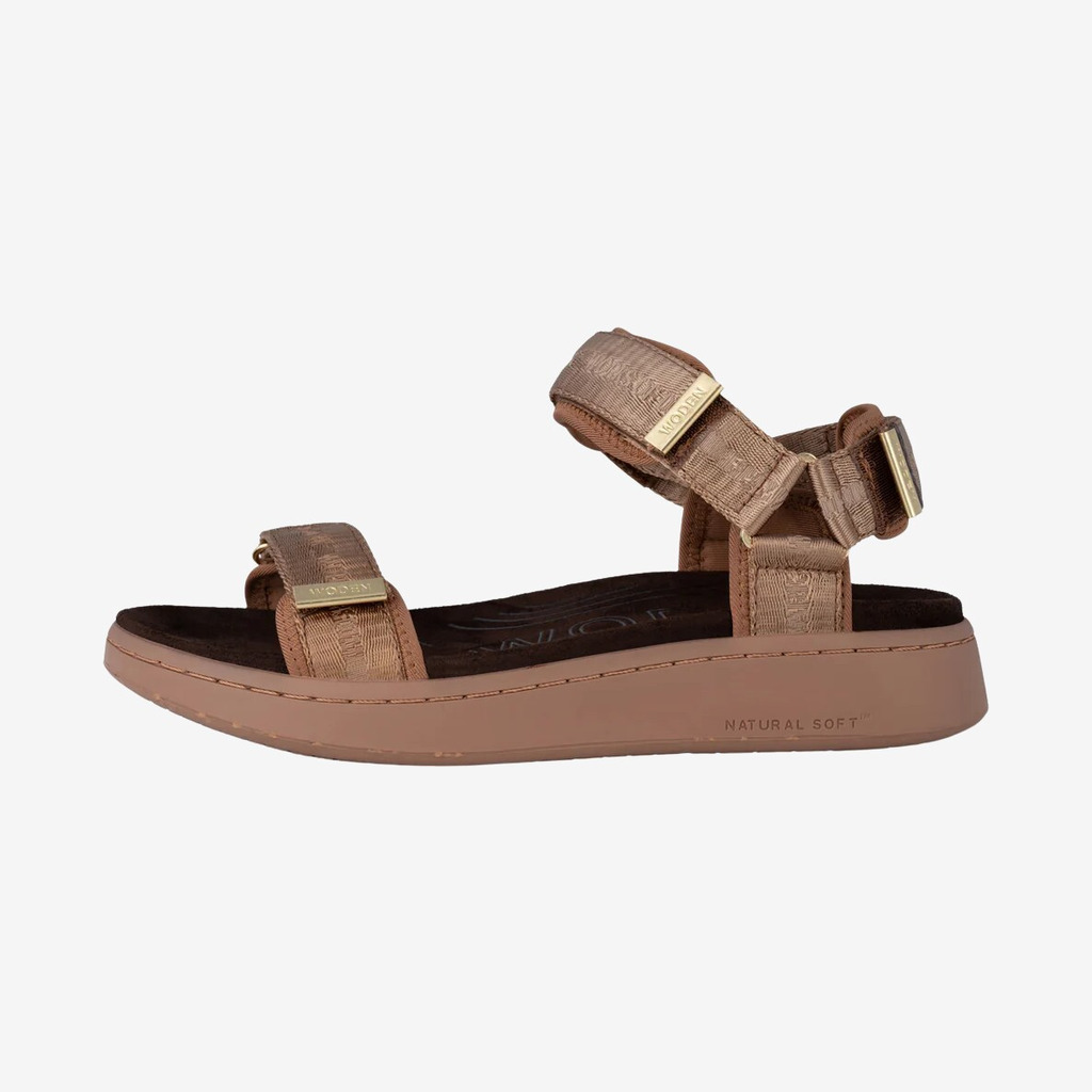 Woden - Line damesandal (Brun) - 41