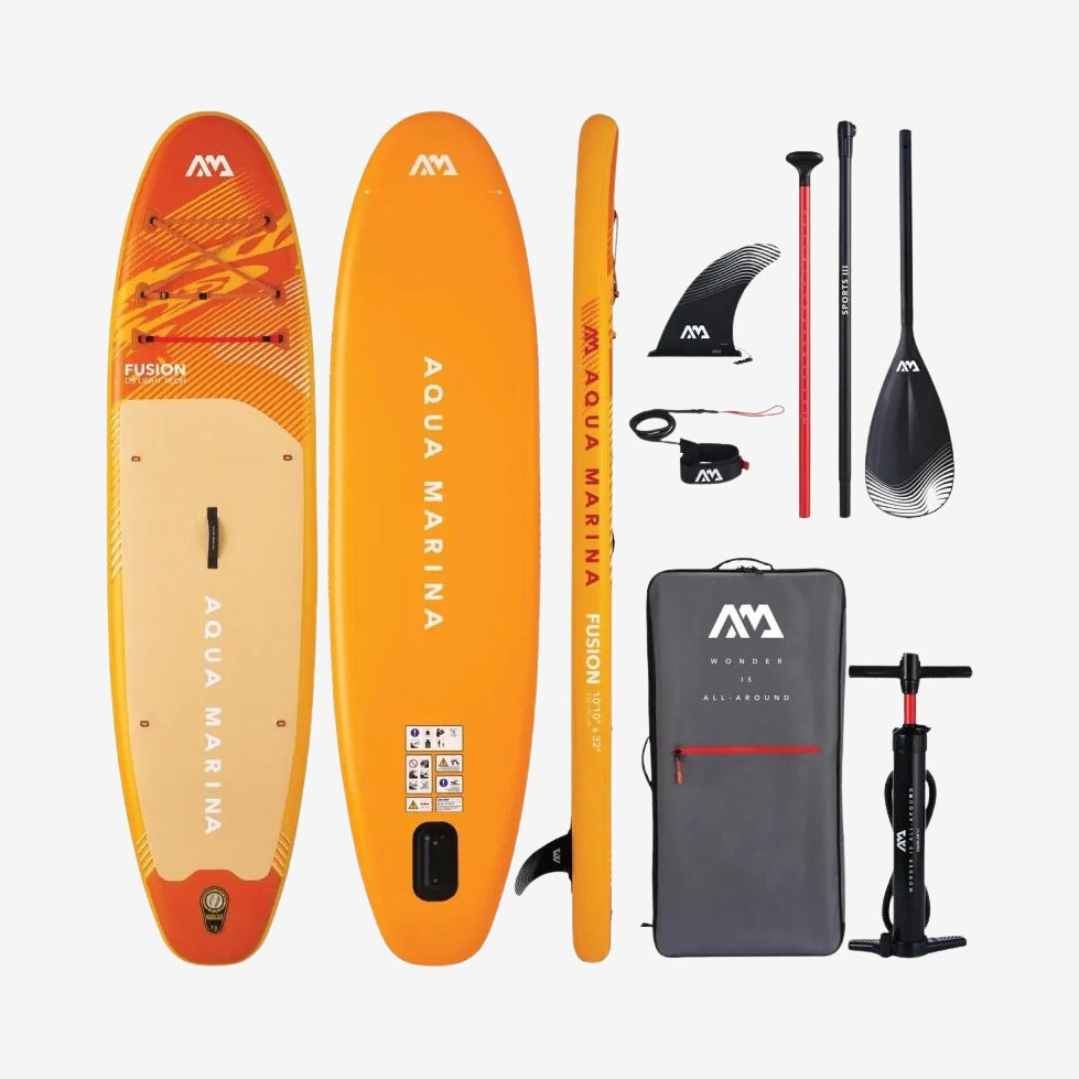Aqua Marina - Fusion 10'10" oppusteligt all-around SUP-board (Orange)