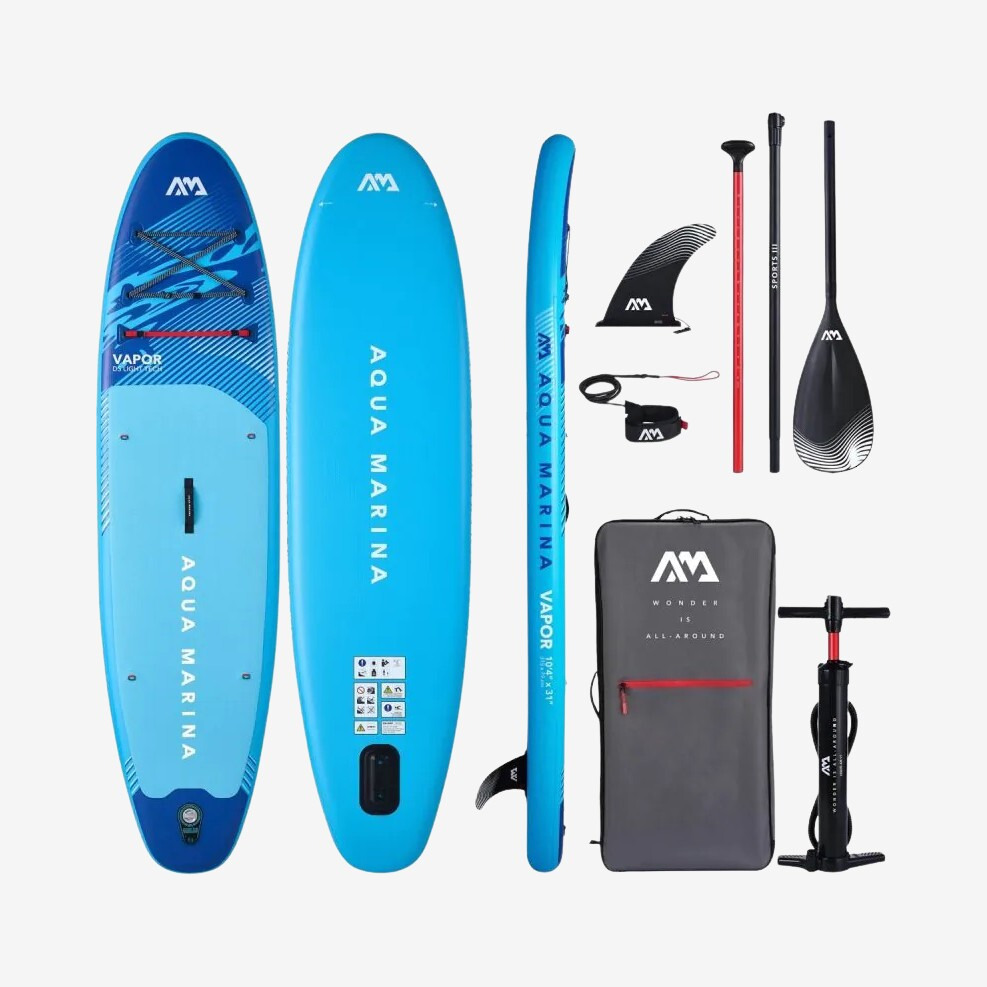 Aqua Marina - Vapor 10'4" oppusteligt all-around SUP-board (Blå)