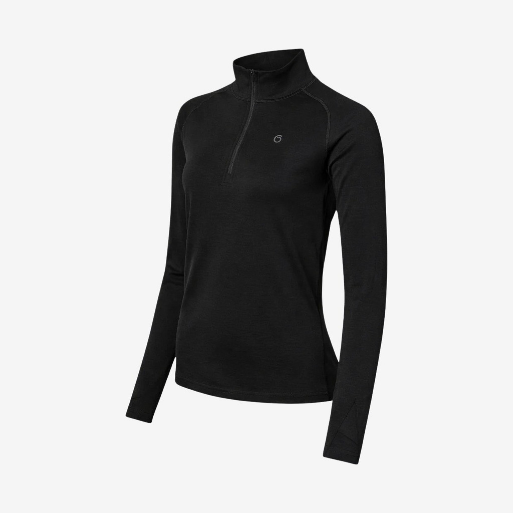 Superino - Bolling half zip dame (Black) - XS