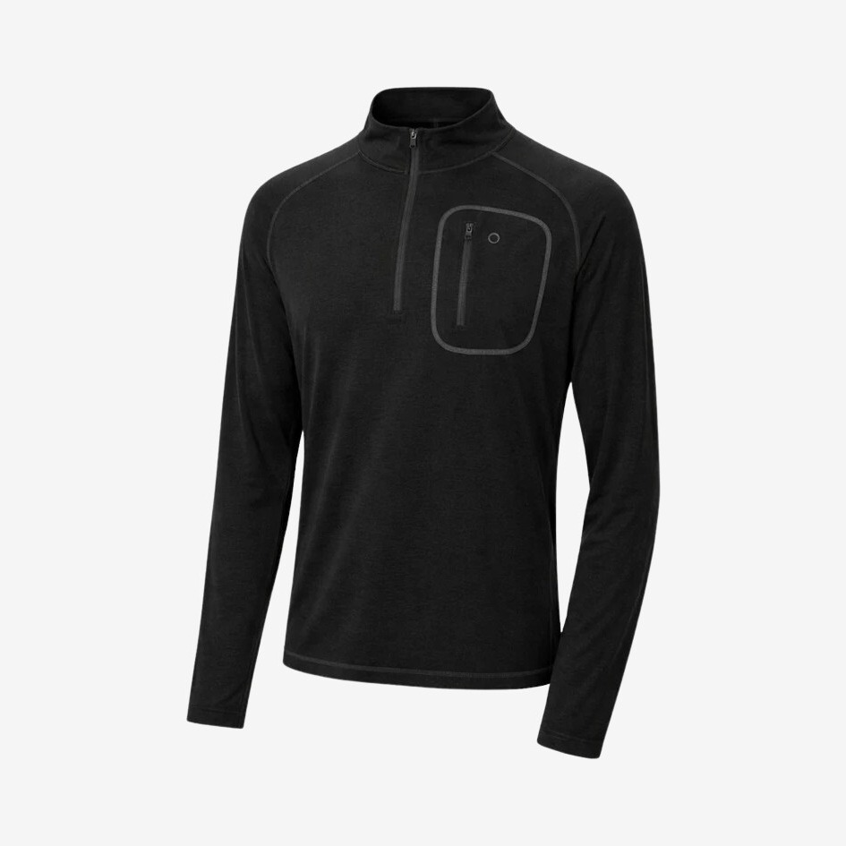 Superino - Alling half zip (Black) - S