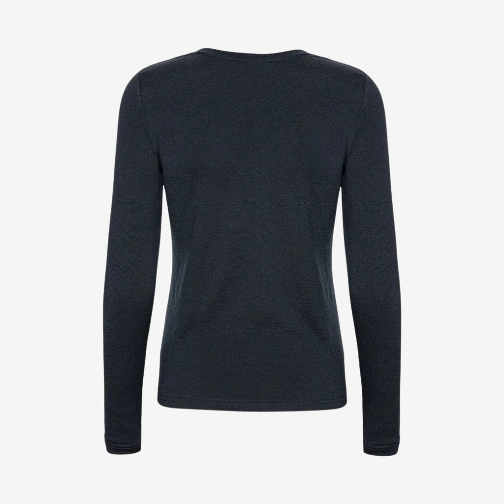 Superino - Silv langærmet baselayer dame (Navy) - XS