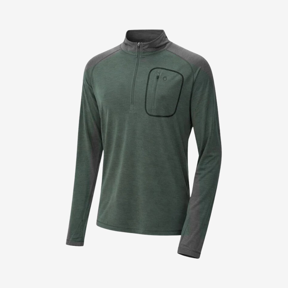 Superino - Alling half zip (Grøn) - S