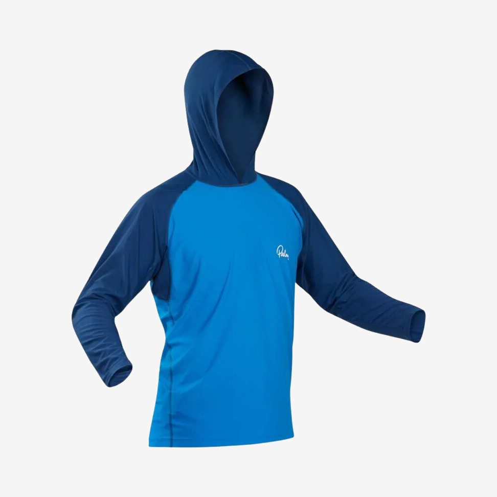 Palm - Helios Hoodie UV-beskyttende trøje (Blå) - S