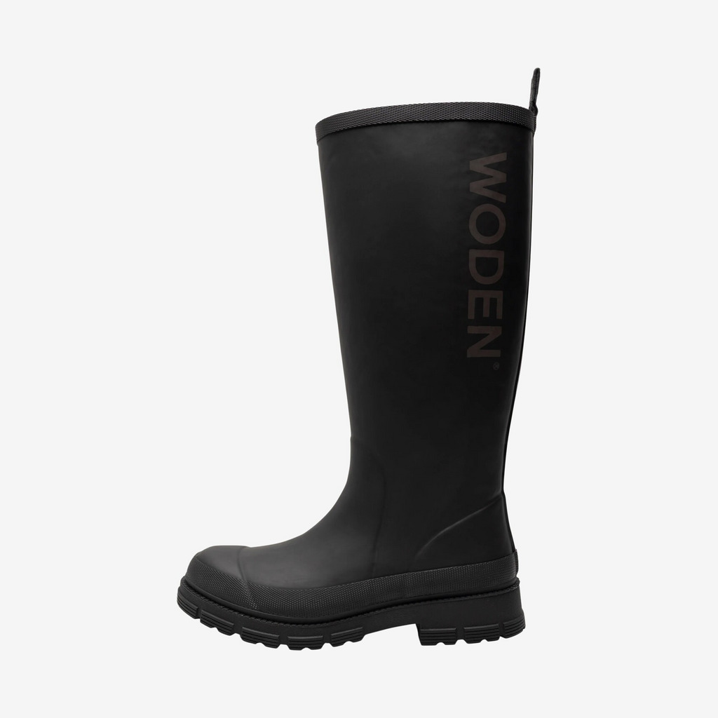 Woden - Le Warm Waterproof gummistøvle (Sort) - 37