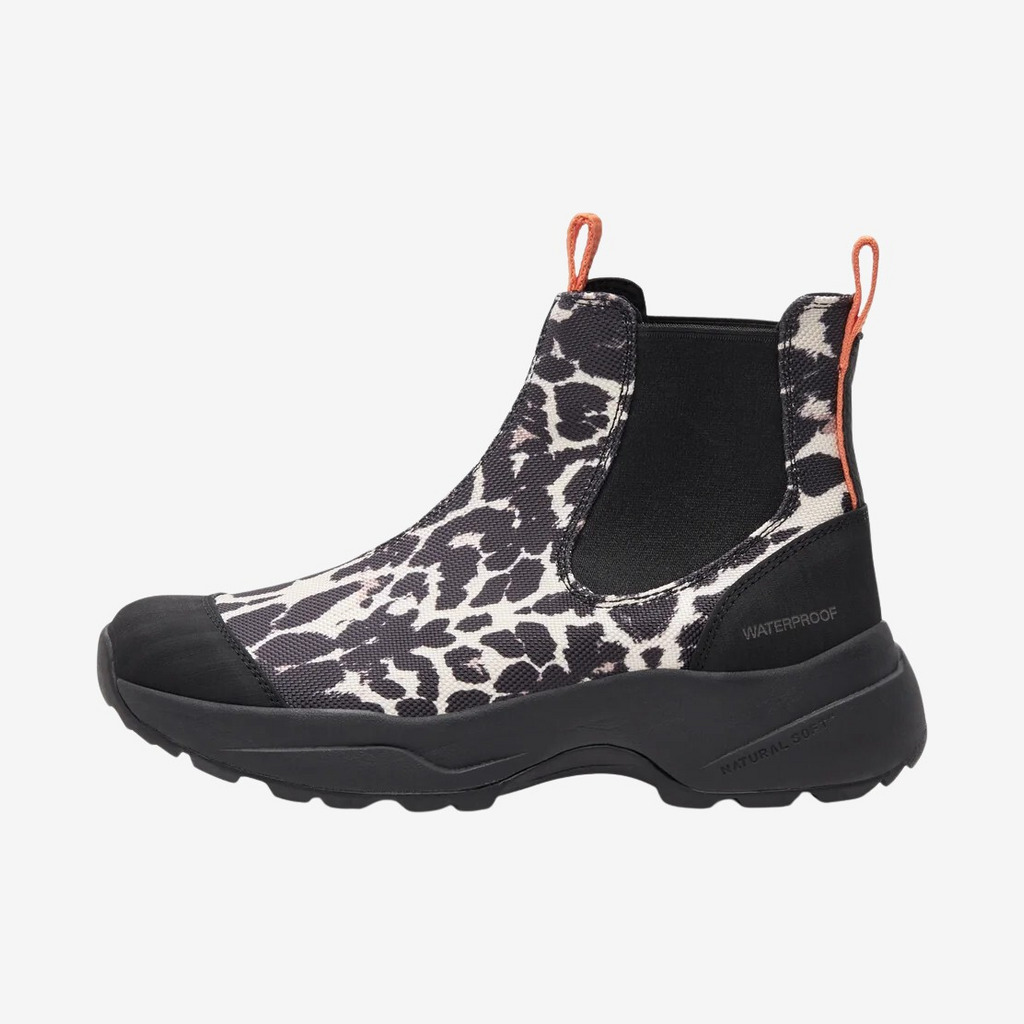 Woden - Siri Leo Waterproof gummistøvle (Leopard) - 37