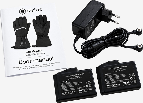 Cassiopeia manual + batteries + charger