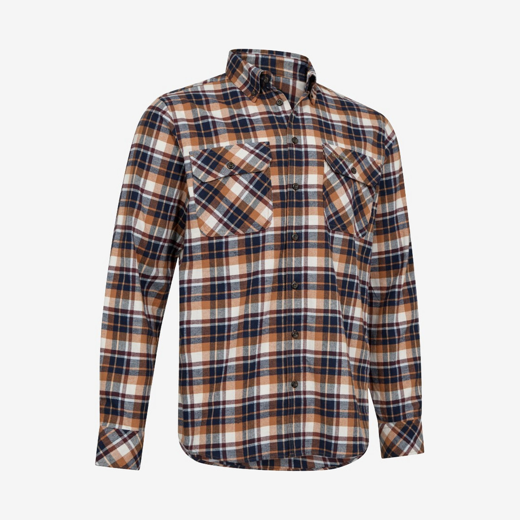 Deerhunter - Charles flannelskjorte (Brun) - 39/40