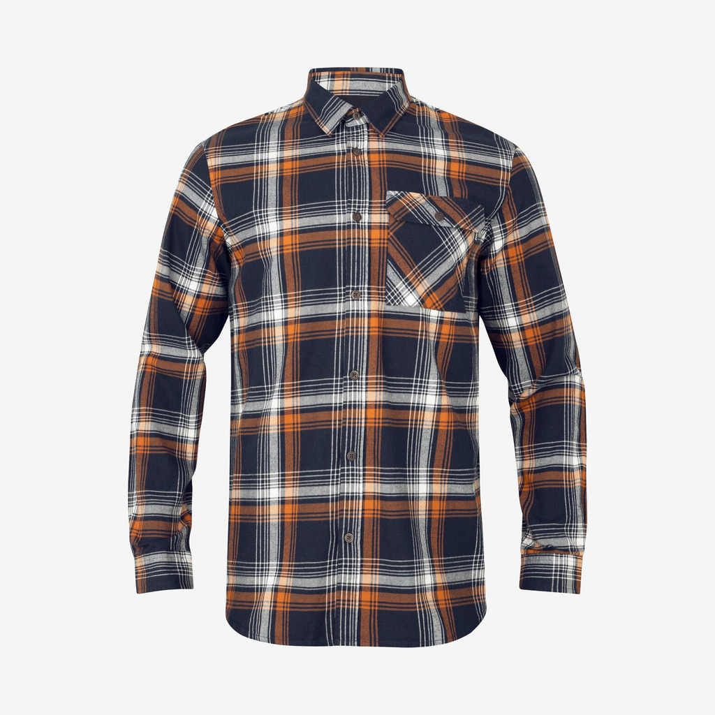 Seeland - Glen Flannel skjorte (Blå) - 3XL