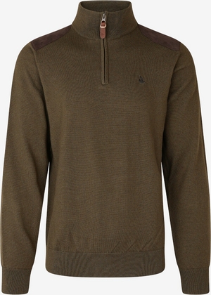 Pine sweater med half-zip