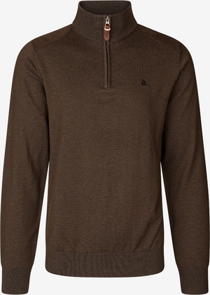 Pine sweater med half-zip