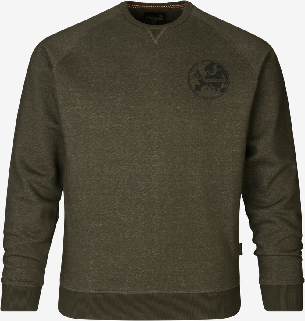Seeland - Key-Point sweatshirt (Pine green melange) - 2XL