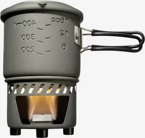 Esbit Solid fuel cookset, 585ml, aluminum without non-stick coating