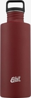 SCULPTOR Stainless Steel Drinking Esbit Bottle, 1L, Burgundy Red