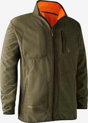 Deerhunter Gamekeeper bonded fleece jakke - vendbar-669