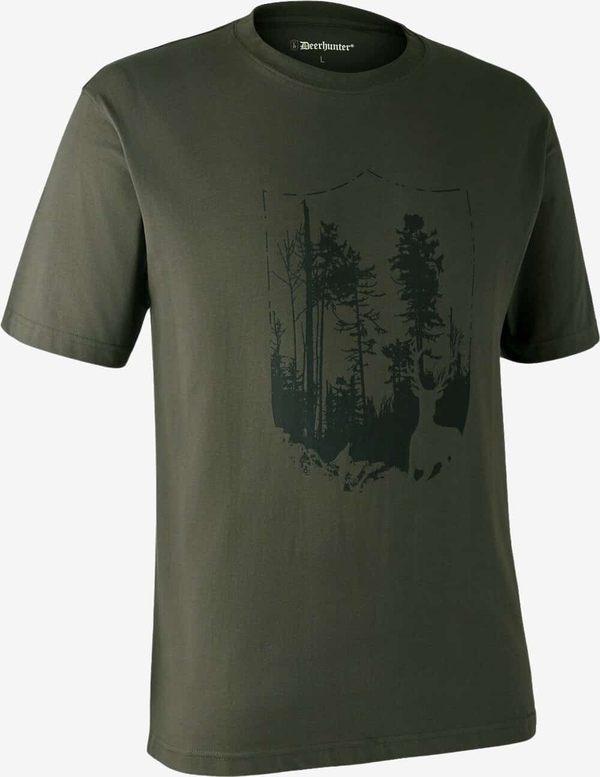 Deerhunter T-shirt med skjold