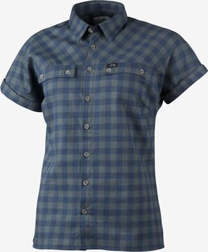 Lundhags Ekren SS dameskjorte-Deep Blue