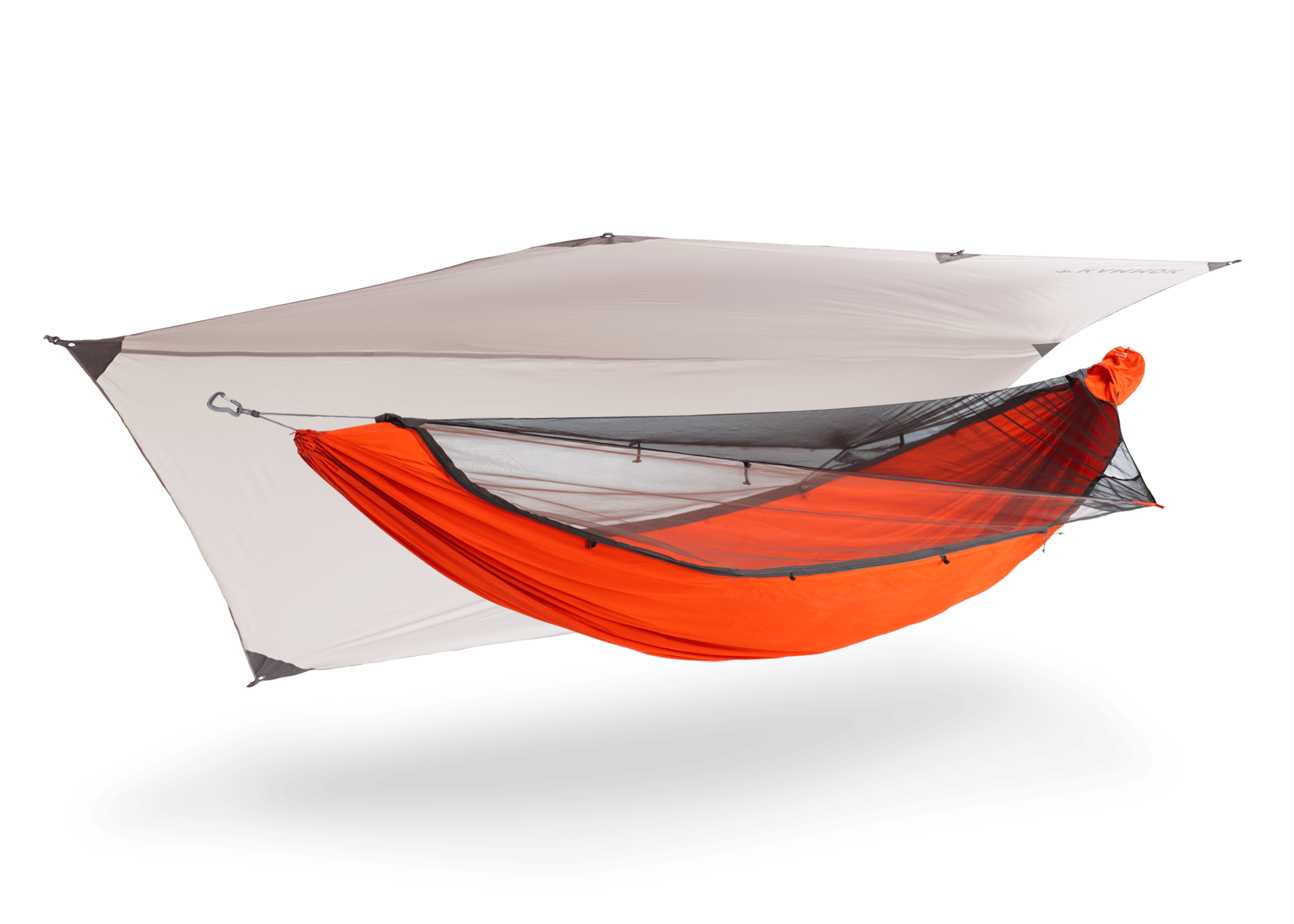 Kammok - Mantis 40D hængekøjetelt (Ember Orange)