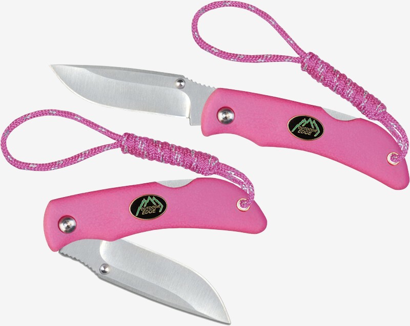 Outdoor Edge - Mini Grip foldekniv (Pink)