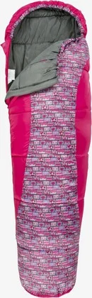 Trespass Bunka børnesovepose magenta retro print