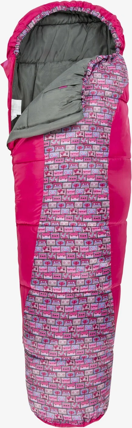 Trespass Bunka børnesovepose magenta retro print