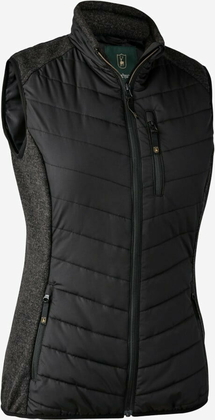 Deerhunter Lady Caroline vatteret vest med strik sort
