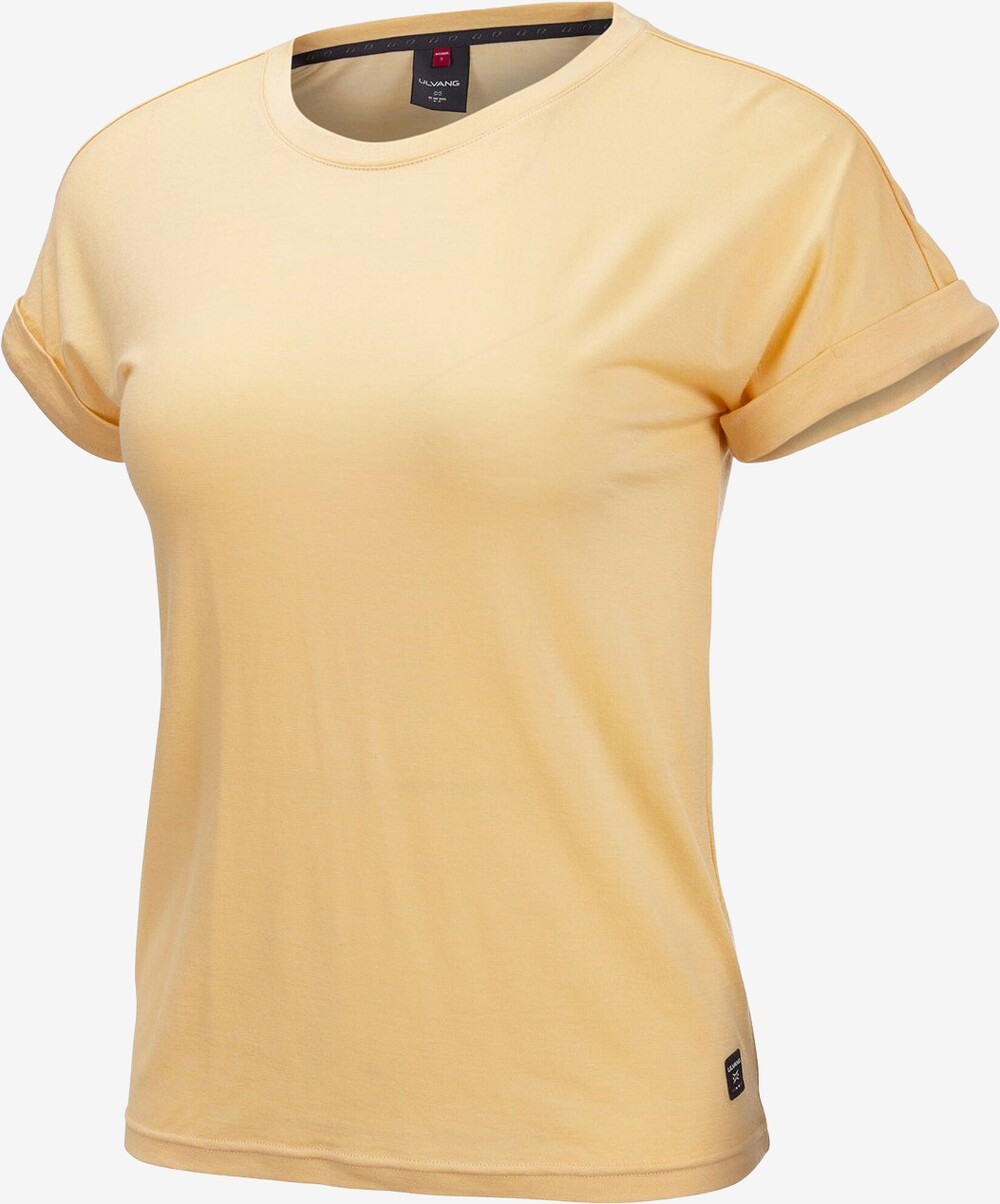Ulvang - T-shirt i uld dame (Gul) - L