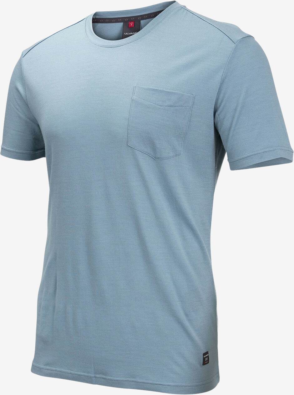 Ulvang - T-shirt i uld (Blå) - XL