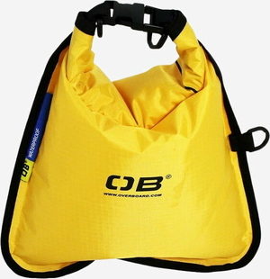 Overboard flad dry bag 5L gul