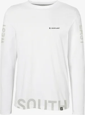 Heimplanet Apparel langærmet t-shirt hvid