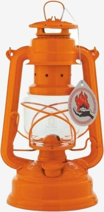Feuerhand Hurricane lanterne pastel orange