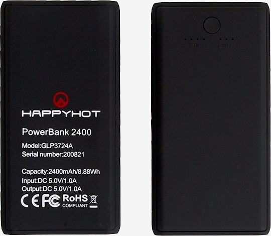 Happyhot - Powerbank til Happyhot varmesokker 2.400 mAh (2 stk.)